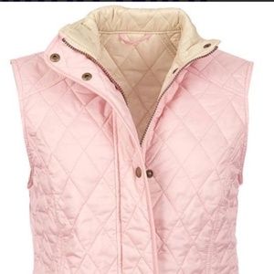 Barbour Pink Quilted Vest